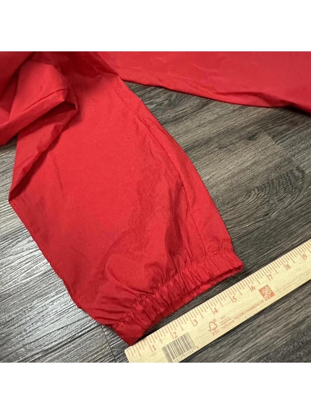 Vintage 90s red Marlboro baggy wide legged track pants retro fit cuffed Large - Picture 8 of 8